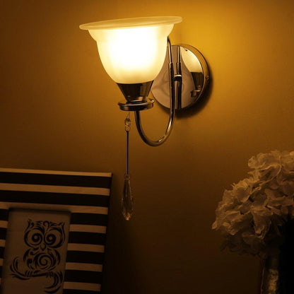 Silver Metal Wall Light - C-11-1W-MIX - Included Bulb