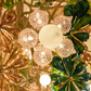 Moss & Blush Glass Petal Chandelier – A Statement Piece for Double-Height Foyers