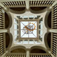 Brass Helix & Glass Disc Chandelier – A Sculptural Statement for Double-Height Atriums