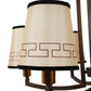 JS-VP M-205-1LP Glass Hanging Lights 1xE27 Mild Steel, Wood & Glass Material Brown & Champaign Finish