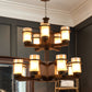 JS-VP S-319-1W Modern Wall Lights 1xE27 Mild Steel & Glass Material Antique & Champaign Finish