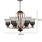 JS-VP M-214-1LP Glass Hanging Lights 1xE27 Mild Steel & Glass Material Gold & Champaign Finish