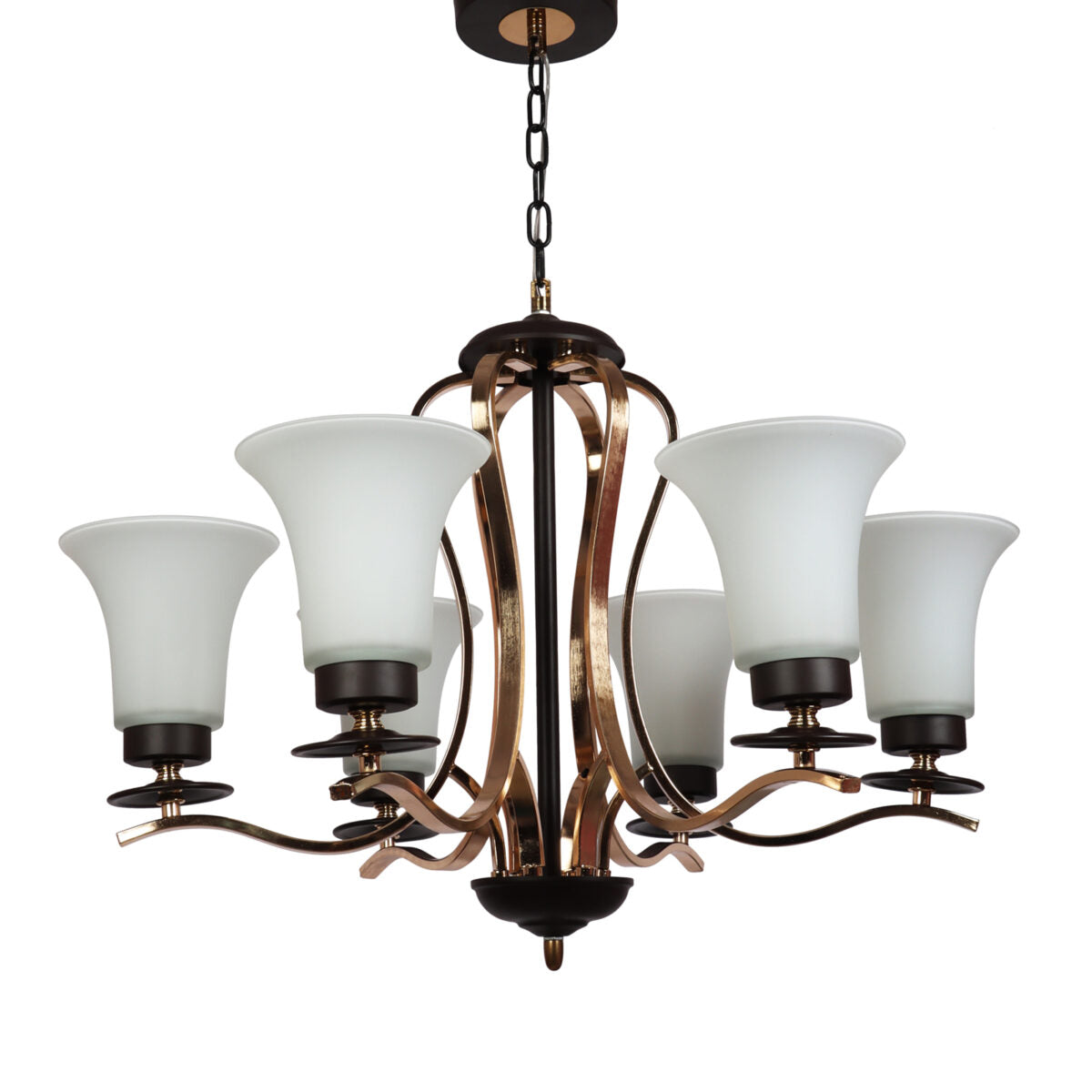 Brown, Gold & White Chandelier Suite