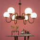 JS-VP S-358-6LP Modern Wall Lights 2xE27 Mild Steel, glass & Glass Material brown, gold & White Finish