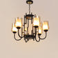 JS-VP M-214-3LP Cluster hanging Lights 3xE27 Mild Steel & Glass Material Gold & Champaign Finish