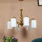 JS-VP S-311-2W Modern Wall Lights 2xE27 Mild Steel & Glass Material Chrome, Brown & White Finish