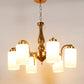 JS-VP S-311-2W Modern Wall Lights 2xE27 Mild Steel & Glass Material Chrome, Brown & White Finish