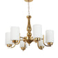 JS-VP S-305-2W Modern Wall Lights 2xE27 Mild Steel & Glass Material Antique & Champaign Finish