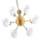 JS-VP S-305-2W Modern Wall Lights 2xE27 Mild Steel & Glass Material Antique & Champaign Finish
