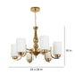 JS-VP S-305-2W Modern Wall Lights 2xE27 Mild Steel & Glass Material Antique & Champaign Finish