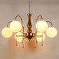 JS-VP S-305-1W Modern Wall Lights 1xE27 Mild Steel & Glass Material Antique & Champaign Finish