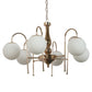 JS-VP S-305-1W Modern Wall Lights 1xE27 Mild Steel & Glass Material Antique & Champaign Finish