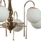 JS-VP S-305-1W Modern Wall Lights 1xE27 Mild Steel & Glass Material Antique & Champaign Finish