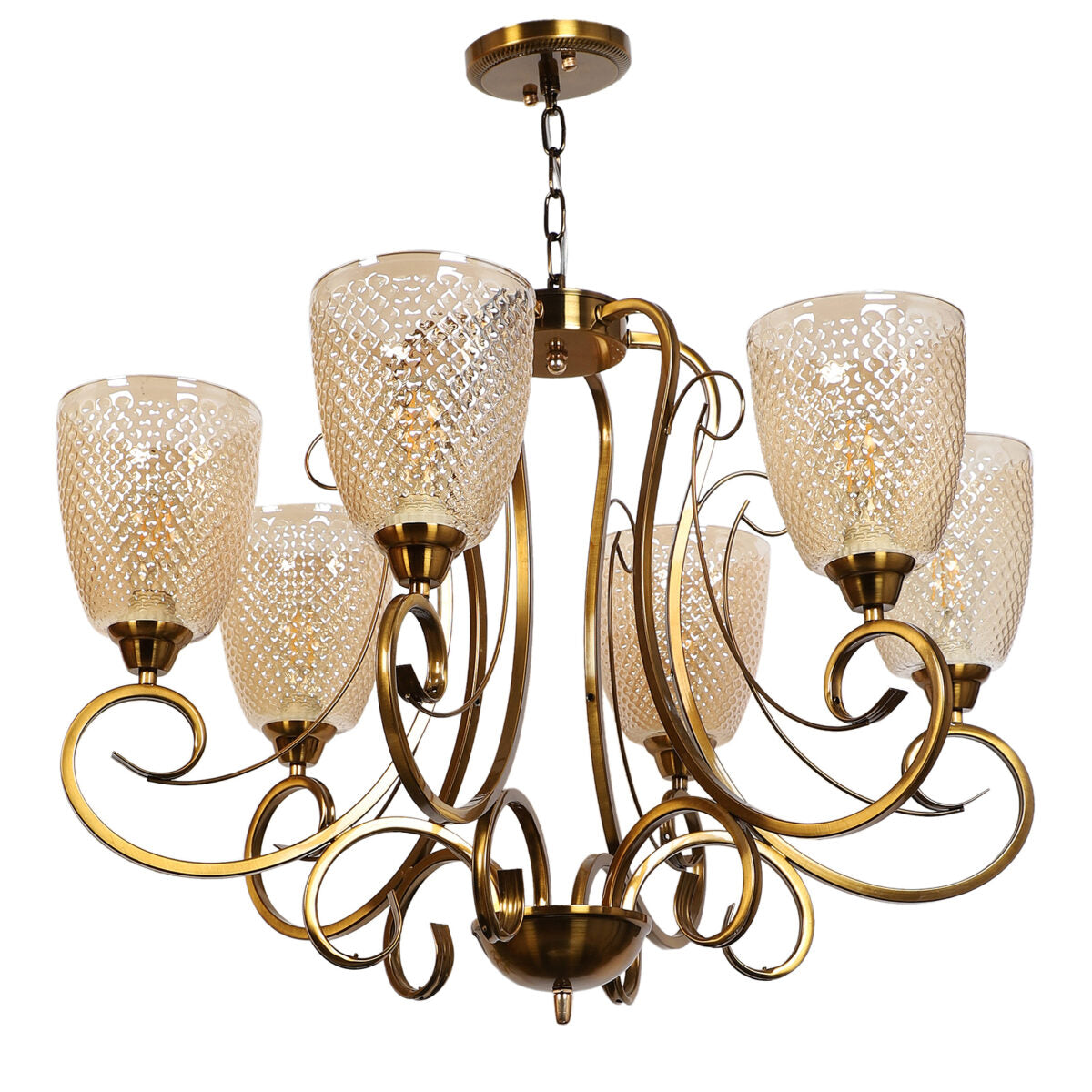 Antique Glass Lighting Suite