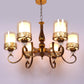JS-VP S-320-1W Modern Wall Lights 1xE27 Mild Steel & Glass Material Antique & Champaign Finish