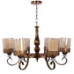 JS-VP S-320-2W Modern Wall Lights 2xE27 Mild Steel & Glass Material Antique & Champaign Finish