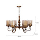 JS-VP S-320-2W Modern Wall Lights 2xE27 Mild Steel & Glass Material Antique & Champaign Finish