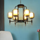 JS-VP S-320-2W Modern Wall Lights 2xE27 Mild Steel & Glass Material Antique & Champaign Finish