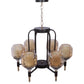 JS-VP S-321-1W Modern Wall Lights 1xE27 Mild Steel & Glass Material Gold,Brown & Champaign Finish