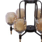 JS-VP S-321-1W Modern Wall Lights 1xE27 Mild Steel & Glass Material Gold,Brown & Champaign Finish
