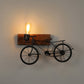 Wooden Wood Wall Light - CYCLE-WALL-TYRE - Included Bulb