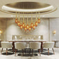 Luminara Radiance Chandelier – Contemporary Luxury Lighting for Duplex & Modern Interiors