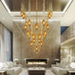 Luminara Radiance Chandelier – Contemporary Luxury Lighting for Duplex & Modern Interiors