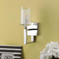 Silver Metal Wall Light - D-LITE-1W-MIX - Included Bulb
