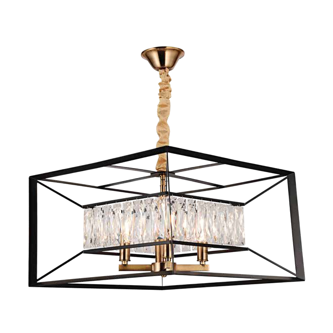 JS-SBL DF-09-054 Black & Antique Brass Classic Chandeliers
