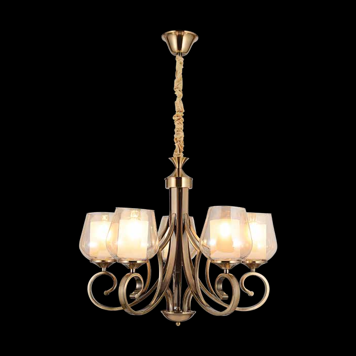 JS-SBL DF-09-060 Antique Brass Classic Chandeliers