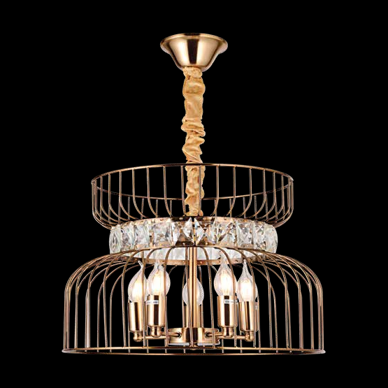 JS-SBL DF-09-064 Antique Brass Luxury Chandelier