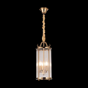 JS-SBL DF-09-080 Antique Brass Led Hanging Lights
