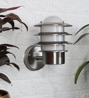 ELIANTE Silver Metal Wall Light by Jainsons Lights- DH01-210A_New - Without Bulb | by Jainsons Lights