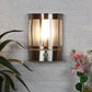 Eliante Caliente Silver Mild Steel Outdoor Wall Lights DH71-212