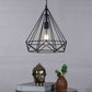 Gleonix Black Iron Hanging Light  | E27 holder | Included Bulb | Eliante by Jainsons Lights