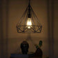 Gleonix Black Iron Hanging Light  | E27 holder | Included Bulb | Eliante by Jainsons Lights