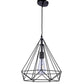 Gleonix Black Iron Hanging Light  | E27 holder | Included Bulb | Eliante by Jainsons Lights