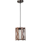 Dl-29-1Lp Eliante Brown Wooden Hangings  - Without Bulb