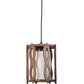 Dl-29-1Lp Eliante Brown Wooden Hangings  - Without Bulb