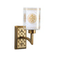 Gold Metal Wall Light - DO-2-1W - Included Bulb