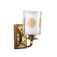 Gold Metal Wall Light - DO-8-1W - Included Bulb