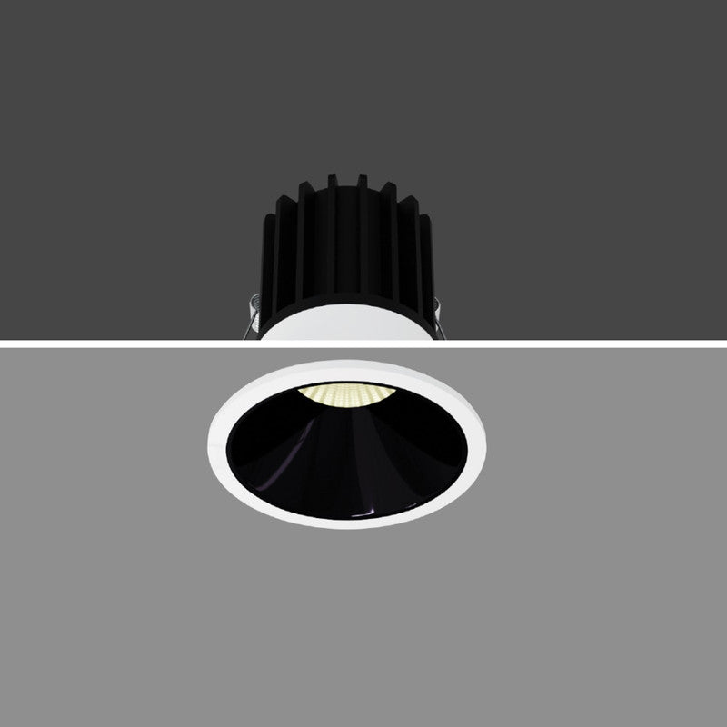 JS-TRL Dupple-02 12w Round Fixed Colored Reflector Cob Downlight