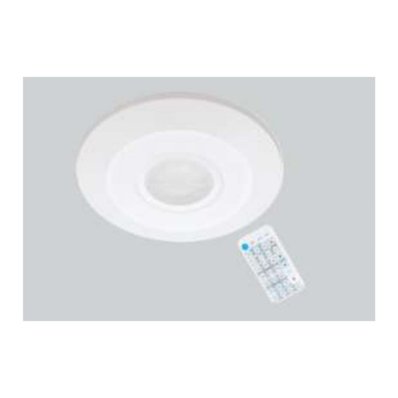 JS-OCT Esy Quard Surface Microwave Dimmable Day Night Occupancy Sensor with Remote OCTEQUD08C