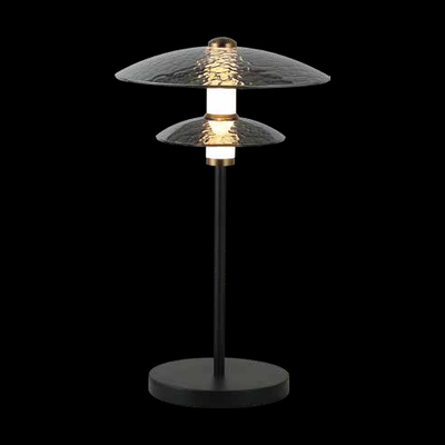 JS-SBL ER-10-311 Black & Coffee Led Table Lamp