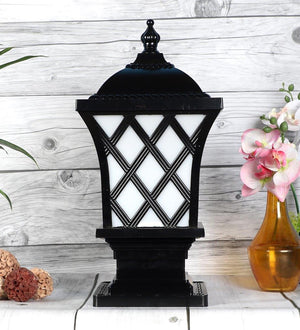 ELIANTE Grey Aluminium Outdoor Gate Light - EXPREES-GREY