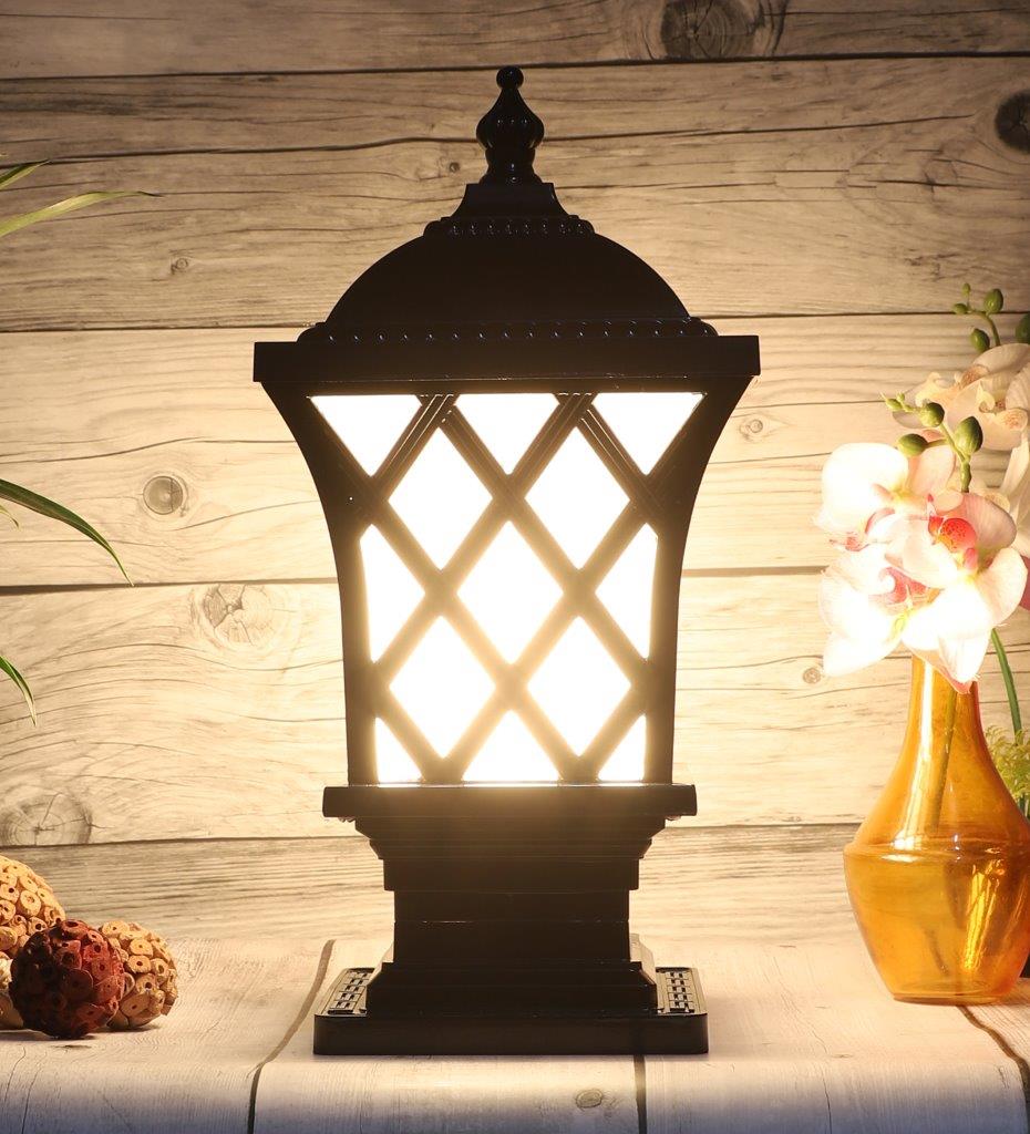 ELIANTE Grey Aluminium Outdoor Gate Light - EXPREES-GREY