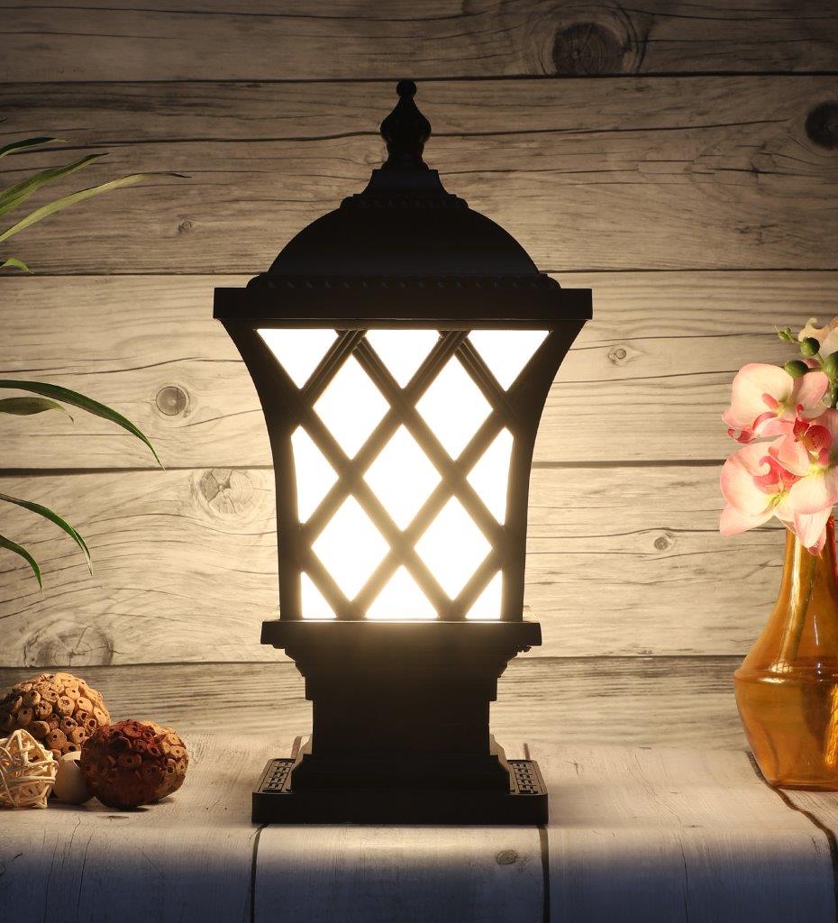 ELIANTE Copper Brown Aluminium Outdoor Gate Light - EXPREES- COFFEE