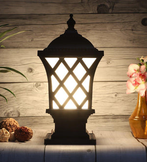 ELIANTE Copper Brown Aluminium Outdoor Gate Light - EXPREES- COFFEE