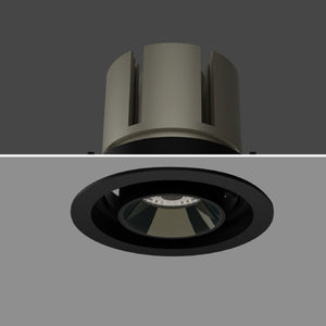 JS-TRL Encircle 20w Square Tiltable Colored Reflector Cob Downlight