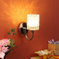 Silver Metal Wall Light - F-112-1W-LED - Included Bulb